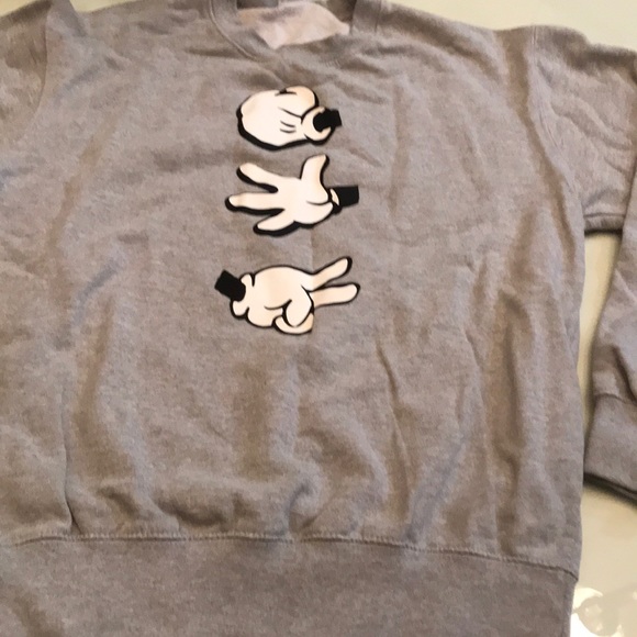 mickey hands sweatshirt